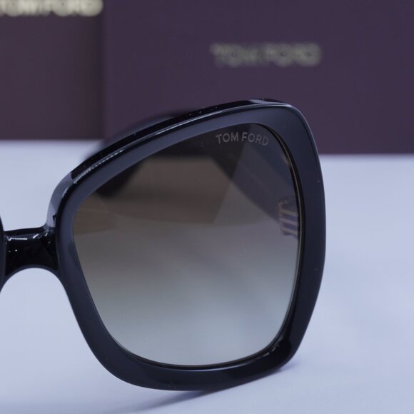 Tom Ford Jerry FT1222 01B Butterfly Sunglasses – Black/Smoke - Picture 3 of 9